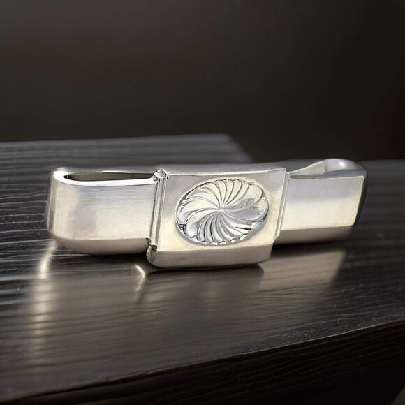 Georg Jensen Estate Money Clip Tie Clip Silver GJ36 - Picture 3 of 15